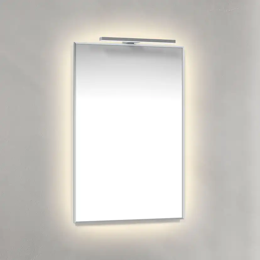 Spegel Macro Design Crown Ambilight T-belysning Med Ram