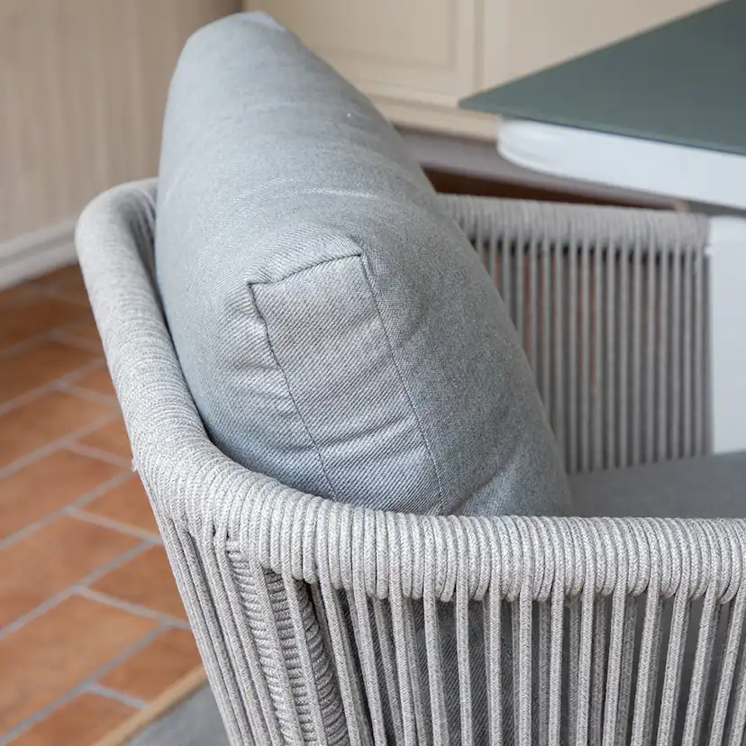 Matgrupp Venture Home Vyn Vit med 4 Vyn Matstolar
