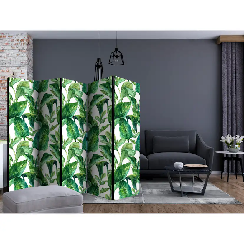 Rumsavdelare Arkiio Tropical Paradise II Blad 225x172 cm
