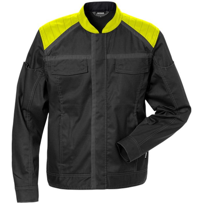 Jacka 4556 STFP, dam Storlek: 4XL, Svart/Gul