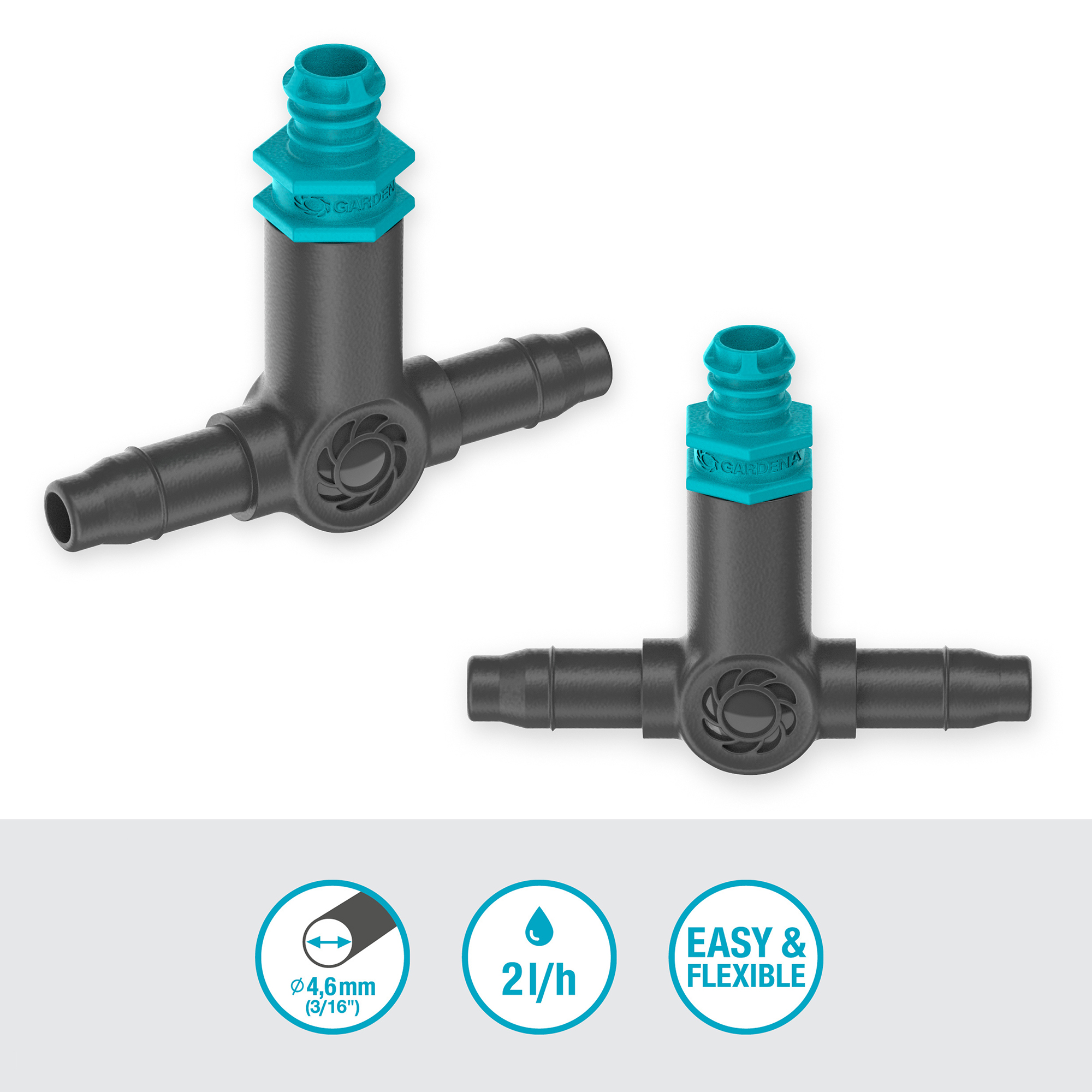 Droppspridare Gardena Micro-Drip Inline 2 l/h
