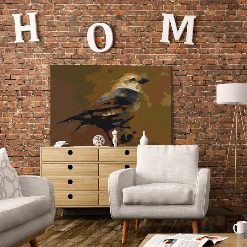 Gör-det-själv Målningar Arkiio Bird on Branch