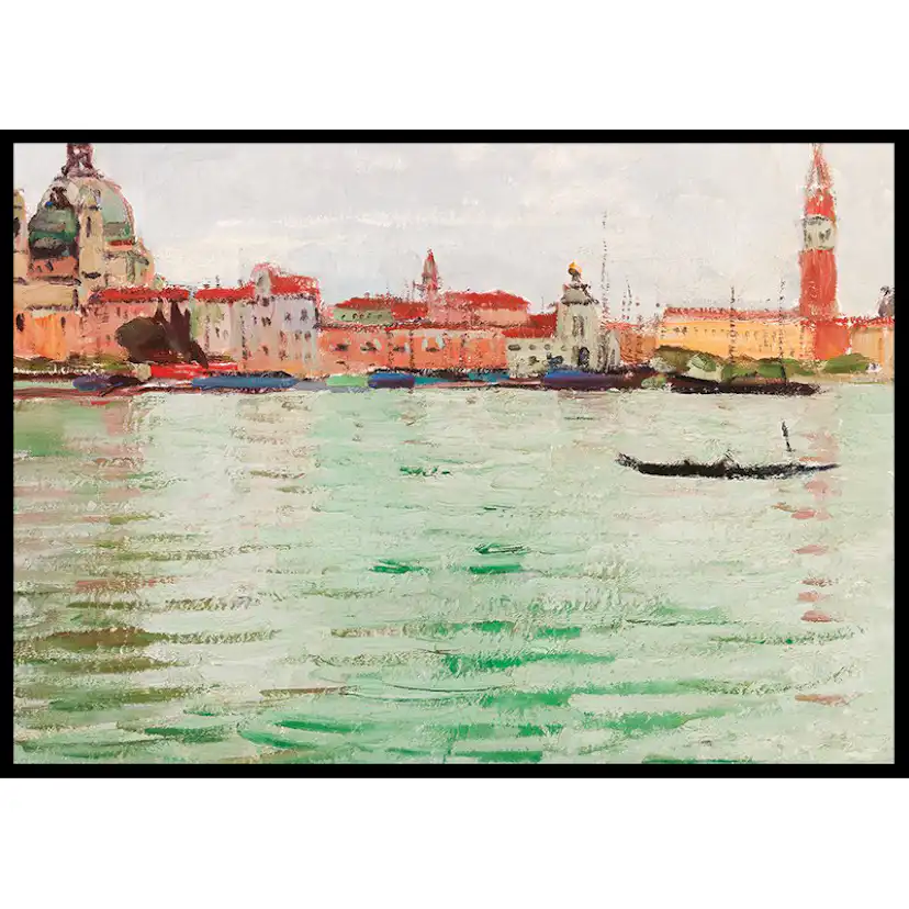 Poster Gallerix Venice Santa Maria Della Salute And Campanile Di San Marco By Carl Moll
