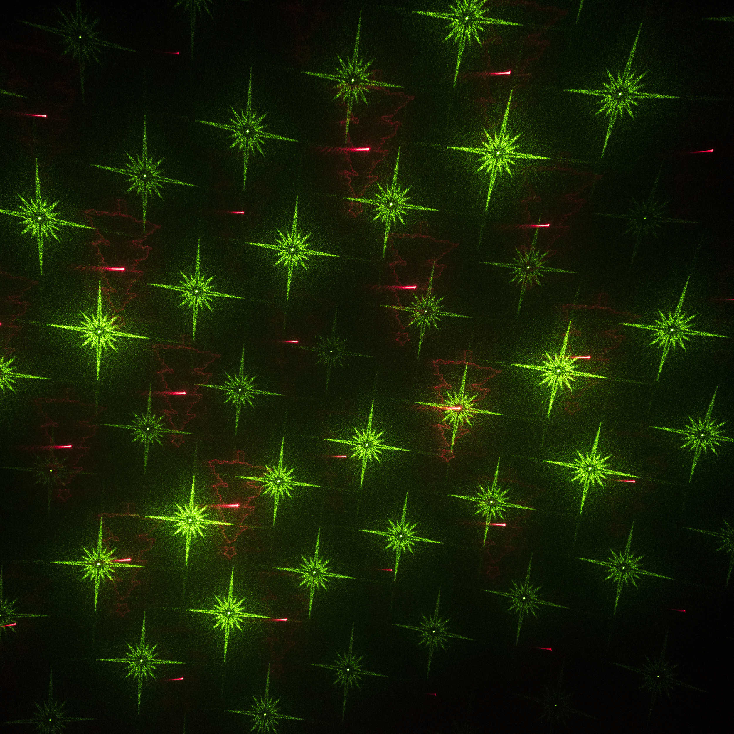 Laserlampa Gnosjö Konstsmide Julmotiv LED