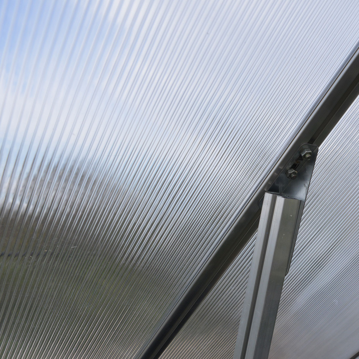 Växthus Canopia by Palram Essence Aluminiumram med UV-Skyddad Polykarbonat & Ventilationsfönster, 11,8 m²