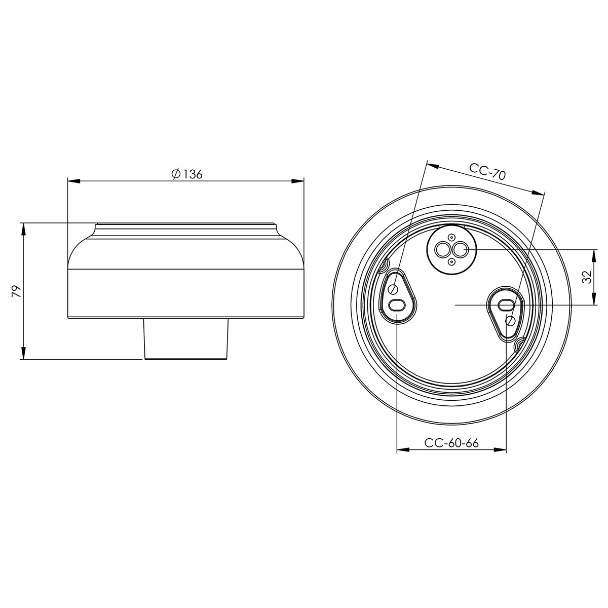 Vägg-/Taklampa Ifö Electric Sockel Ohm 123,5 IP44 E27