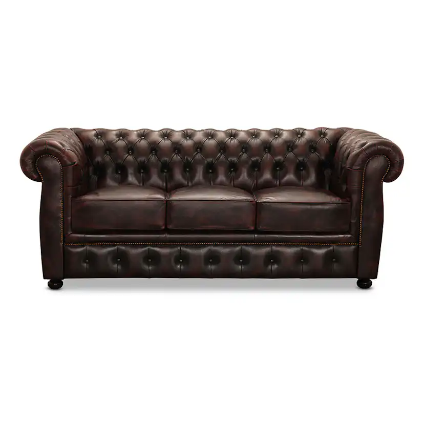 Liverpool 3-sits WO/Split Burgundy Burgundy