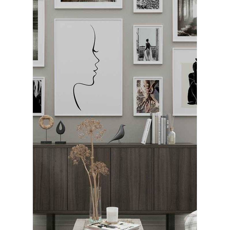 Poster Gallerix Line Art Siluette