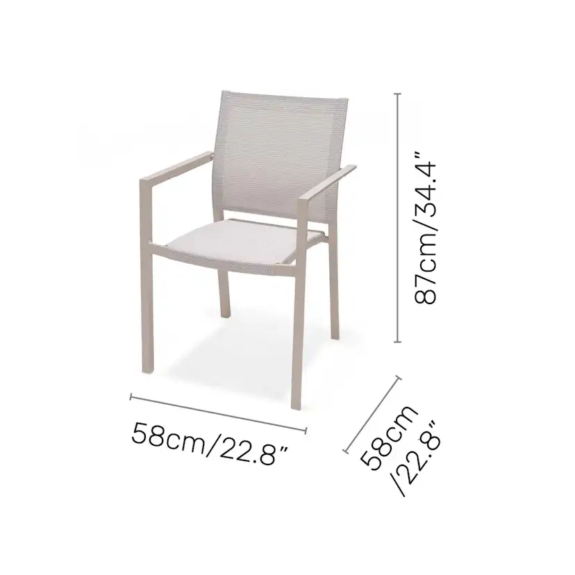 Trädgårdsfåtölj LifestyleGarden Urbanite carver 4-pack
