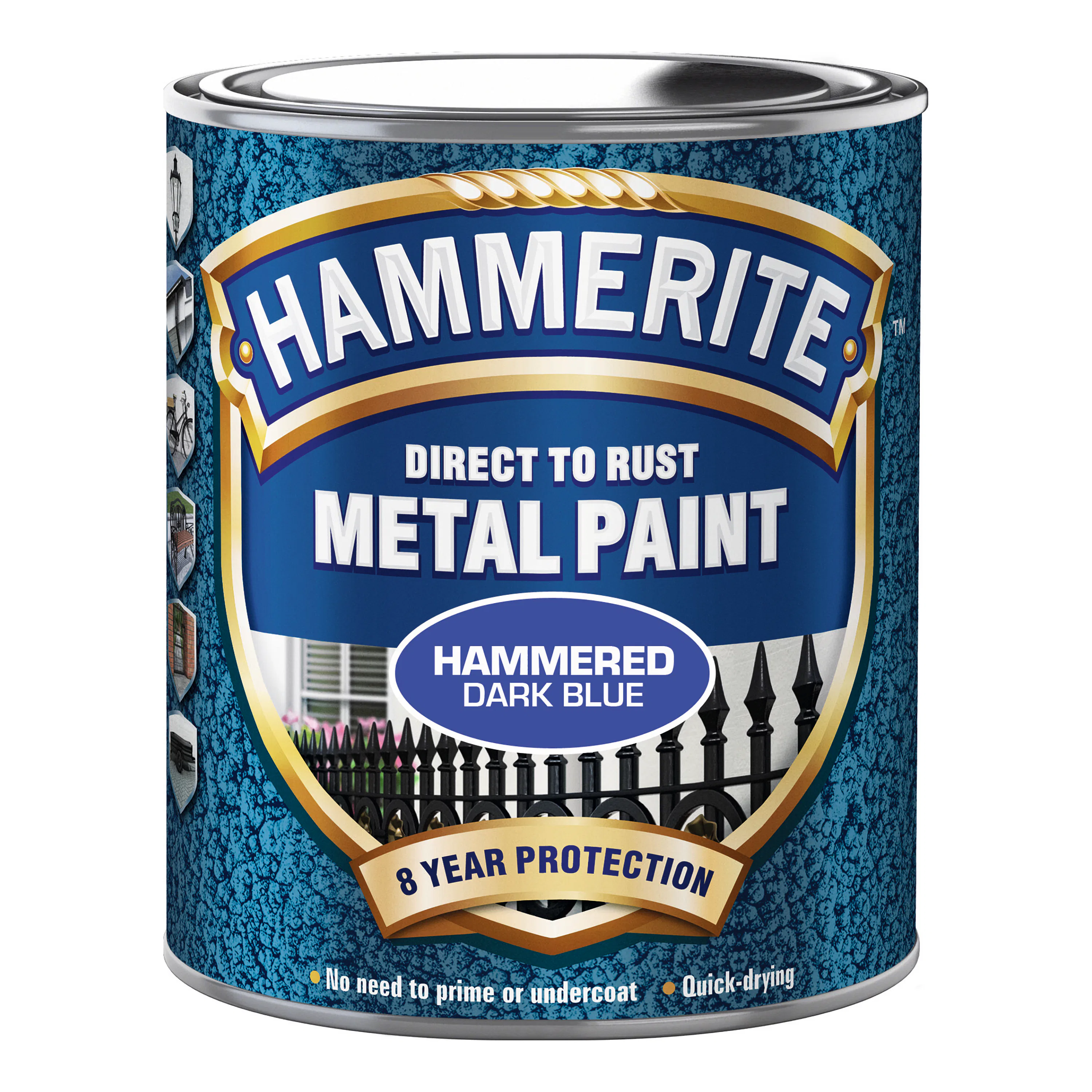 Rostskyddsfärg Hammerite Hammarlack Mörkblå 250ml
