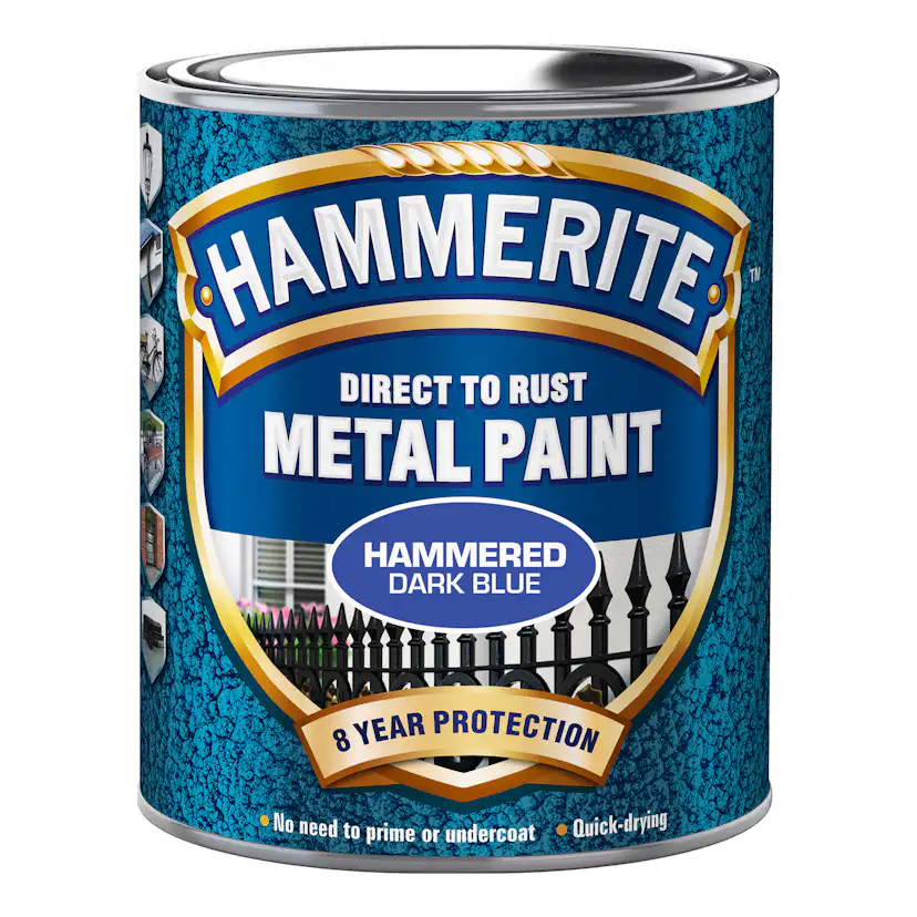 Rostskyddsfärg Hammerite Hammarlack Mörkblå 250ml