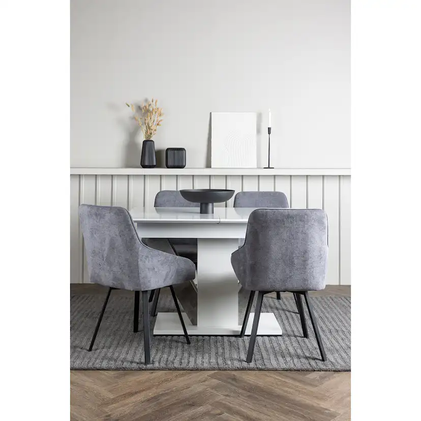 Matgrupp Venture Home Disa med 4st Rosie Matstolar