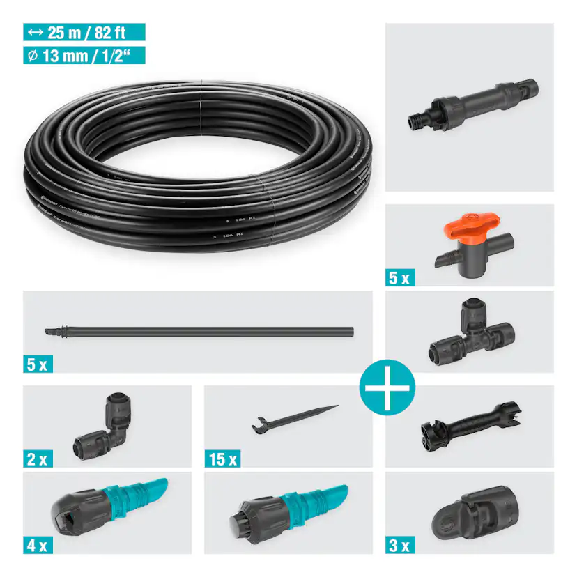 Bevattningsset Gardena Micro-Drip Blom/Köksträdgårdar