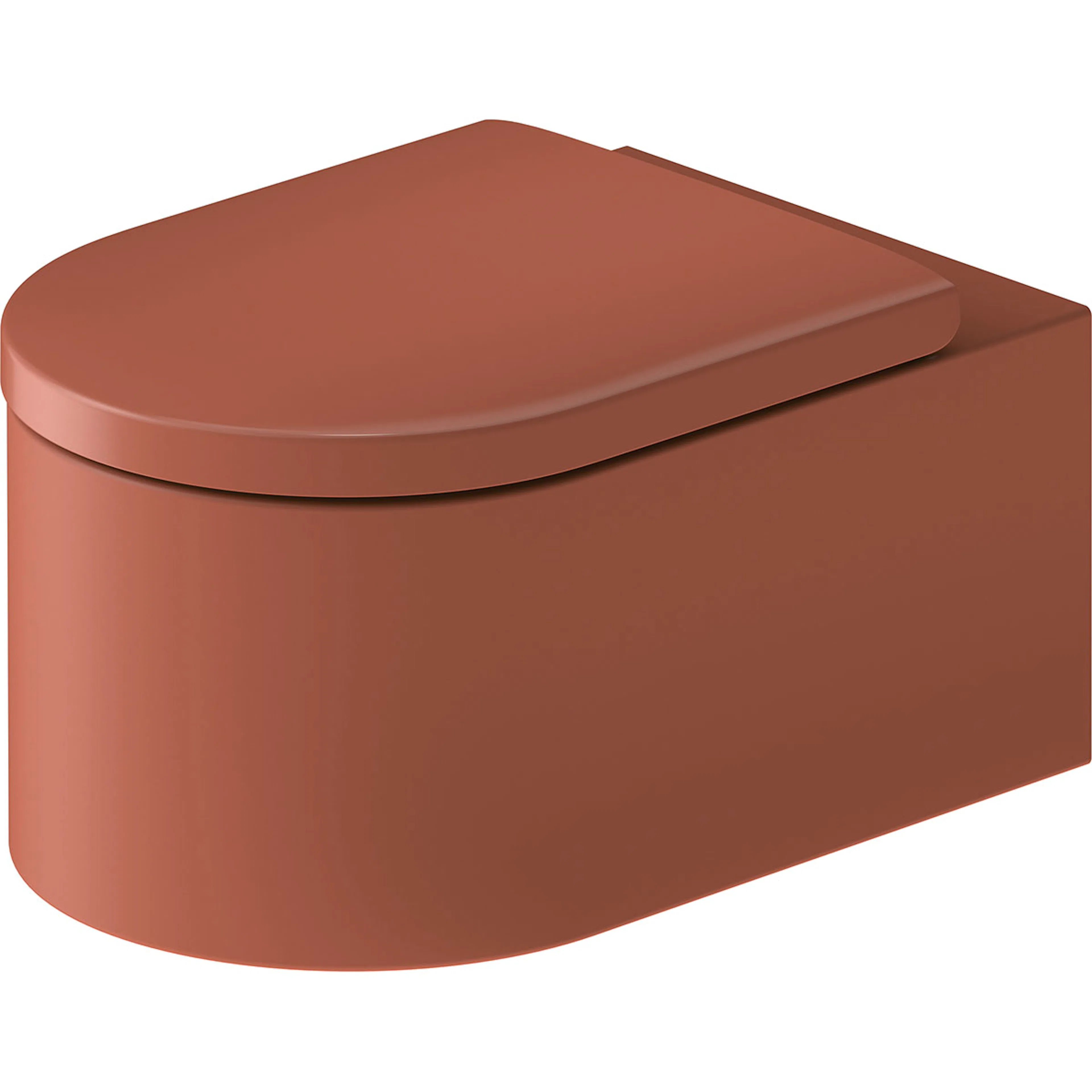 WC vägg, Ytterfärg Kanel Matt 570 mm Kanel