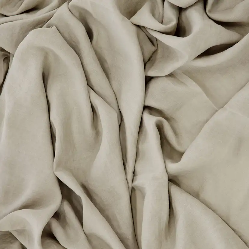 Milo Bedspread Linen Beige 260x260 cm Färg: Beige, Mått: 260x260 cm