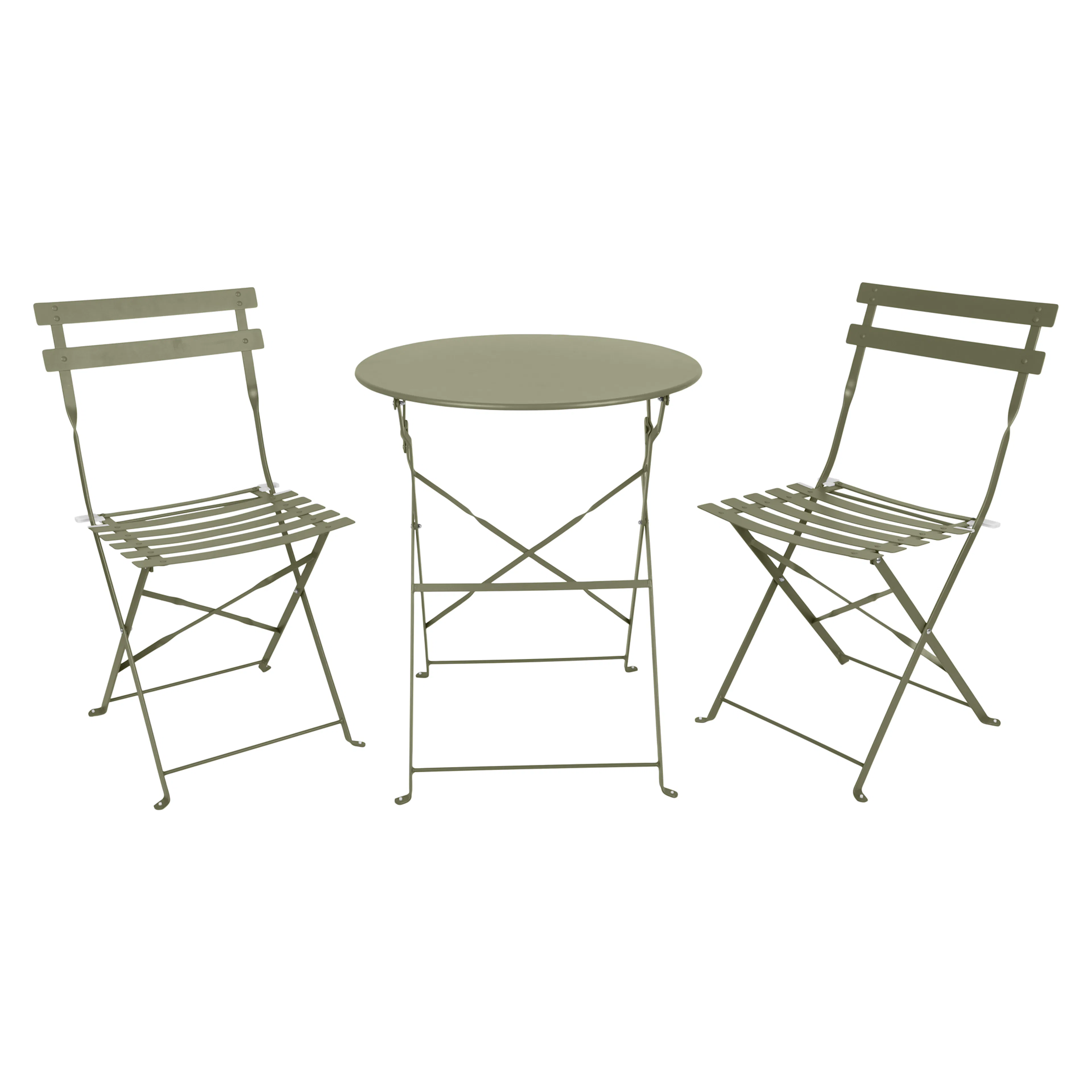 Caféset Outfit Sam 2st Fällbara Stolar med Bord Ø60 cm