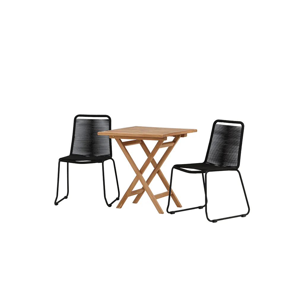 Cafégrupp Venture Home Kenya med 2 Lindos Stolar