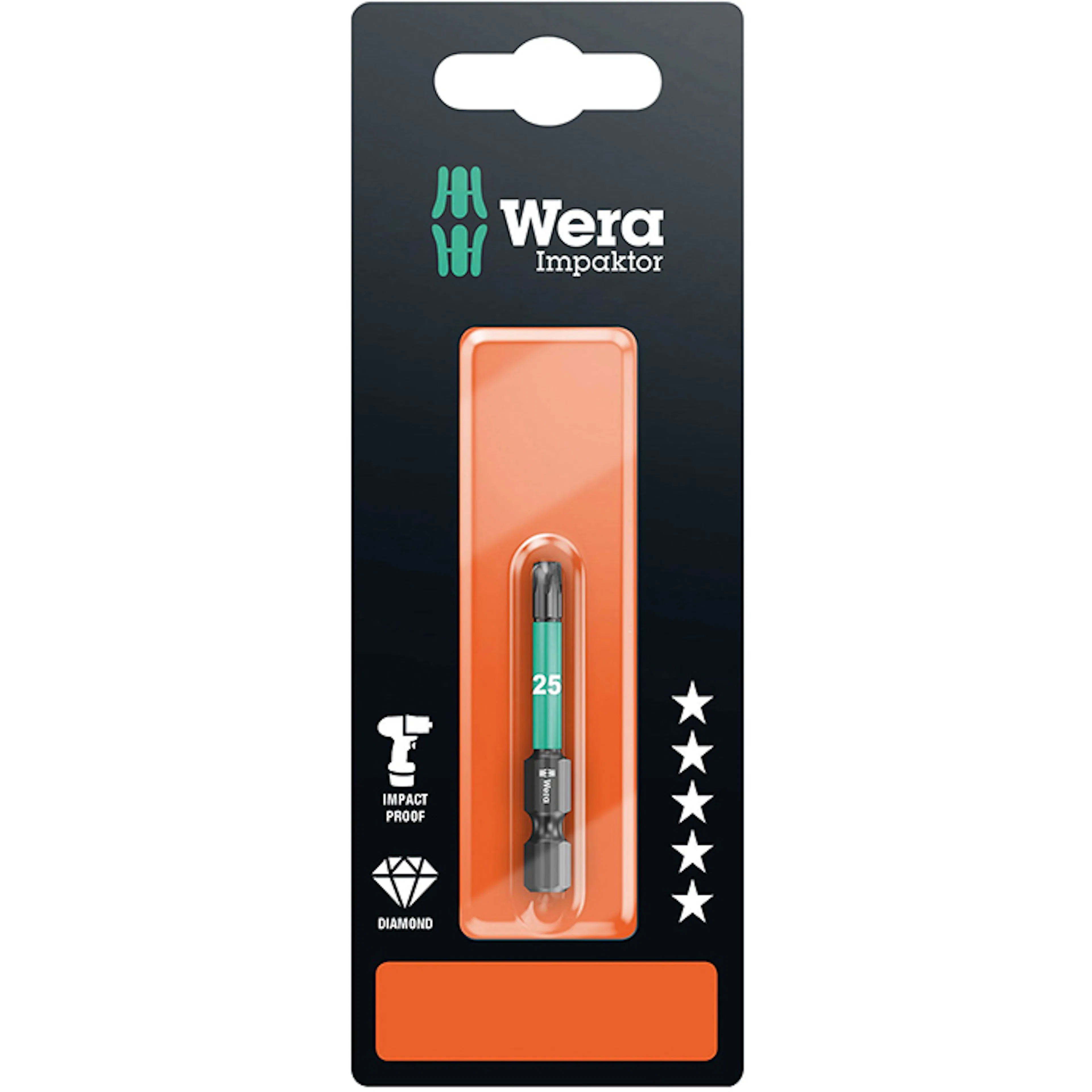 Kraftbits Wera 867/4 Imp Dc Sb Tx20 Längd 50Mm