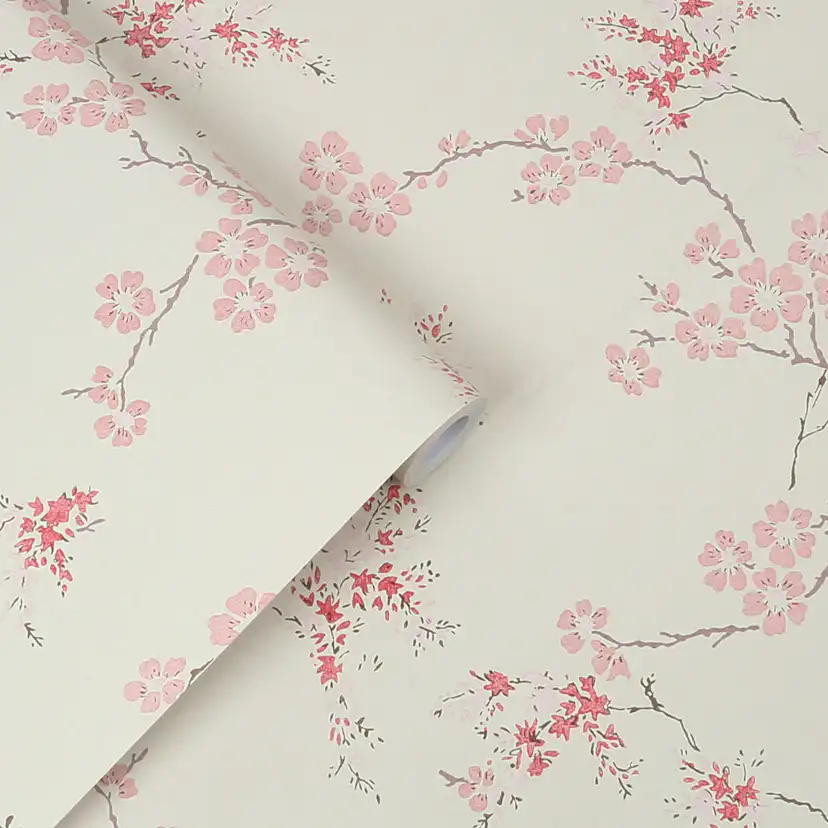 Tapet Laura Ashley Oriental Blossom Blush