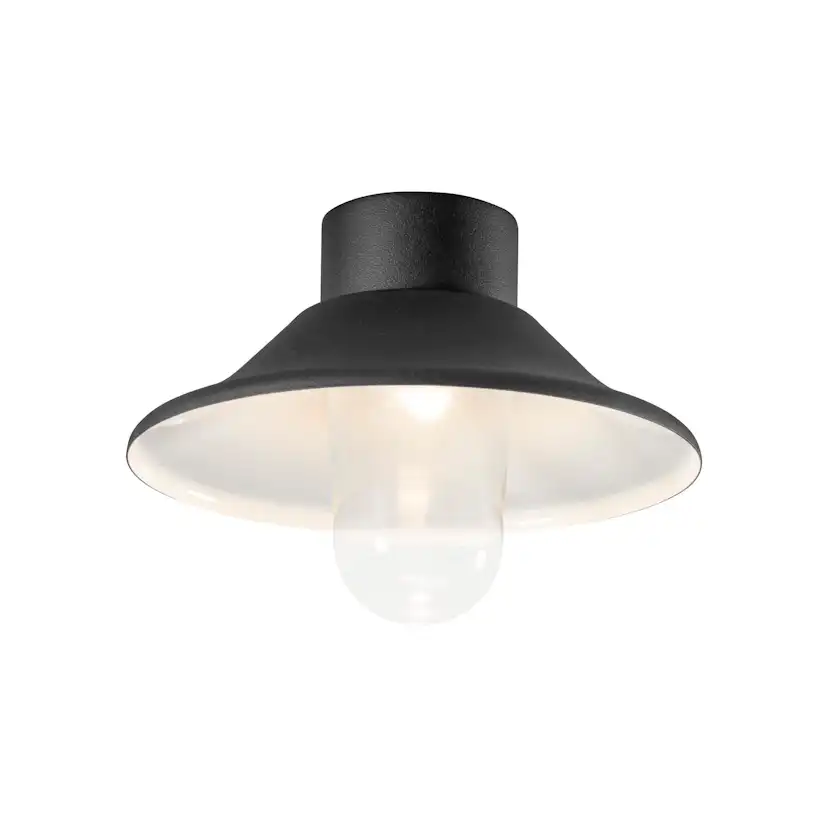 Vägg/Taklykta Gnosjö Konstsmide Vega Svart Dimbar LED Utebelysning, 8W
