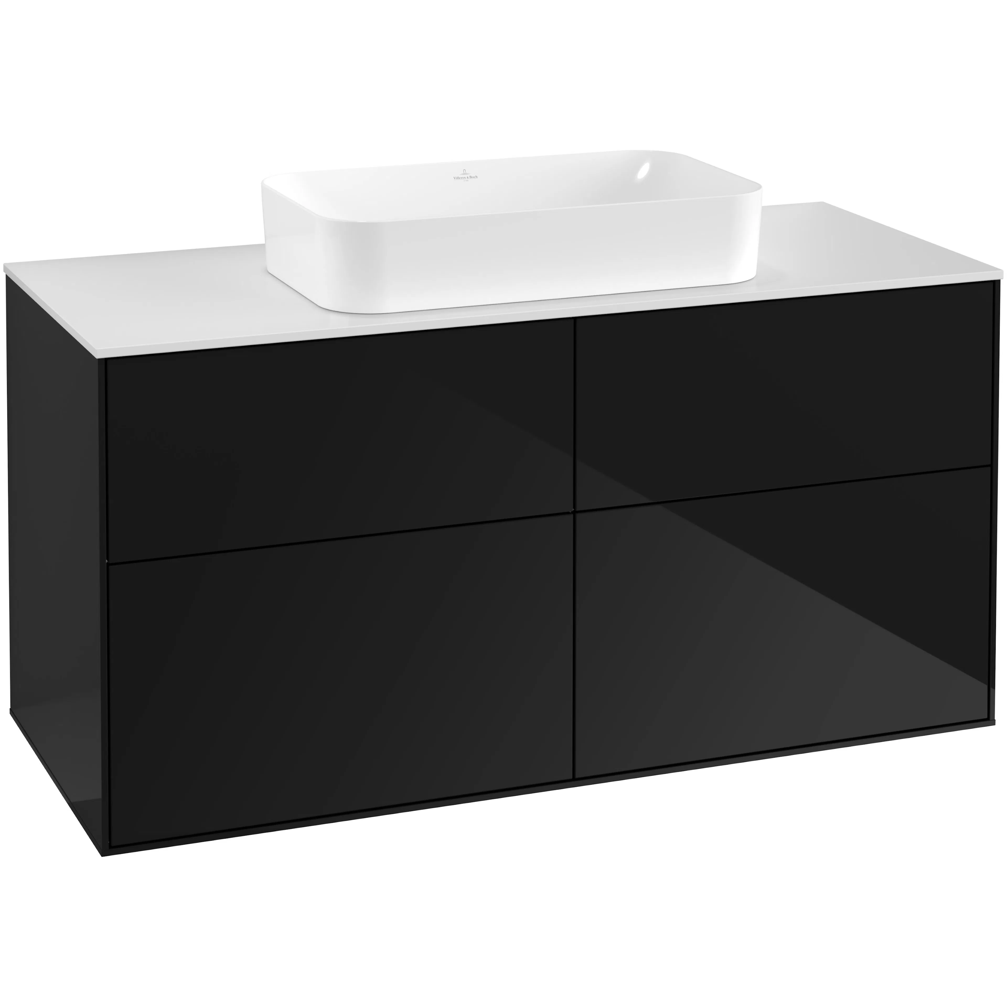 Tvättställsskåp Villeroy & Boch Finion med 4 Lådor och Bänkskiva för Fristående Tvättställ