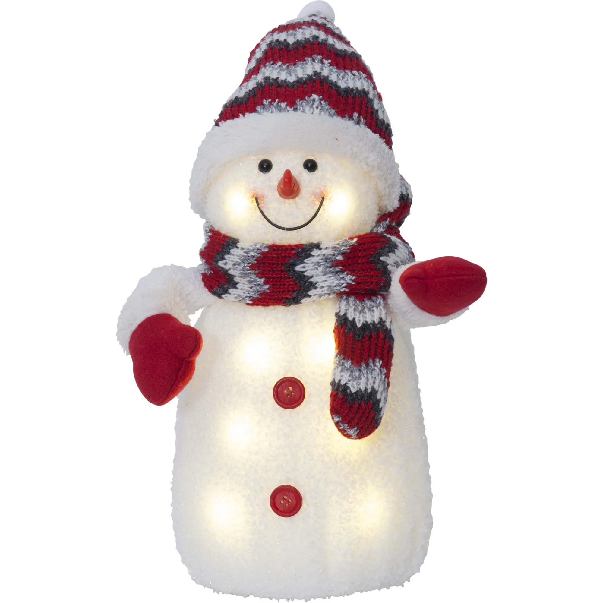 Dekorationsfigur Star Trading Joylight 38 cm Röd