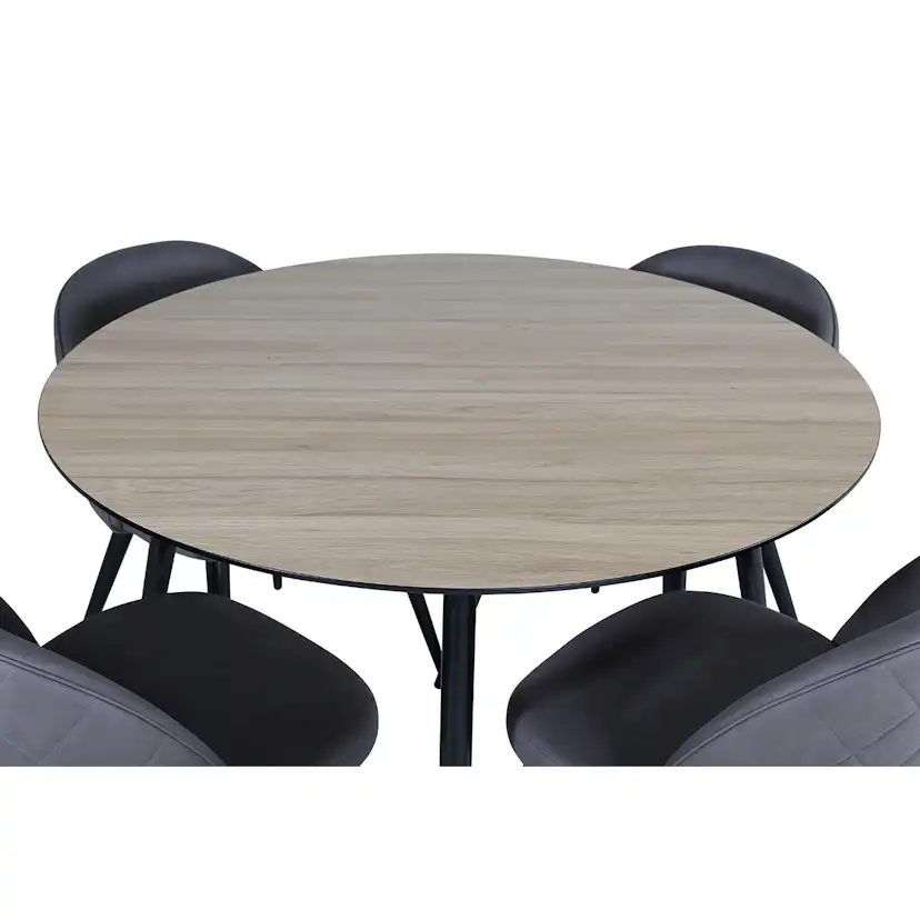 Matgrupp Venture Home Silvia med 4 Valentina Stitcthes Stolar Mikrofiber