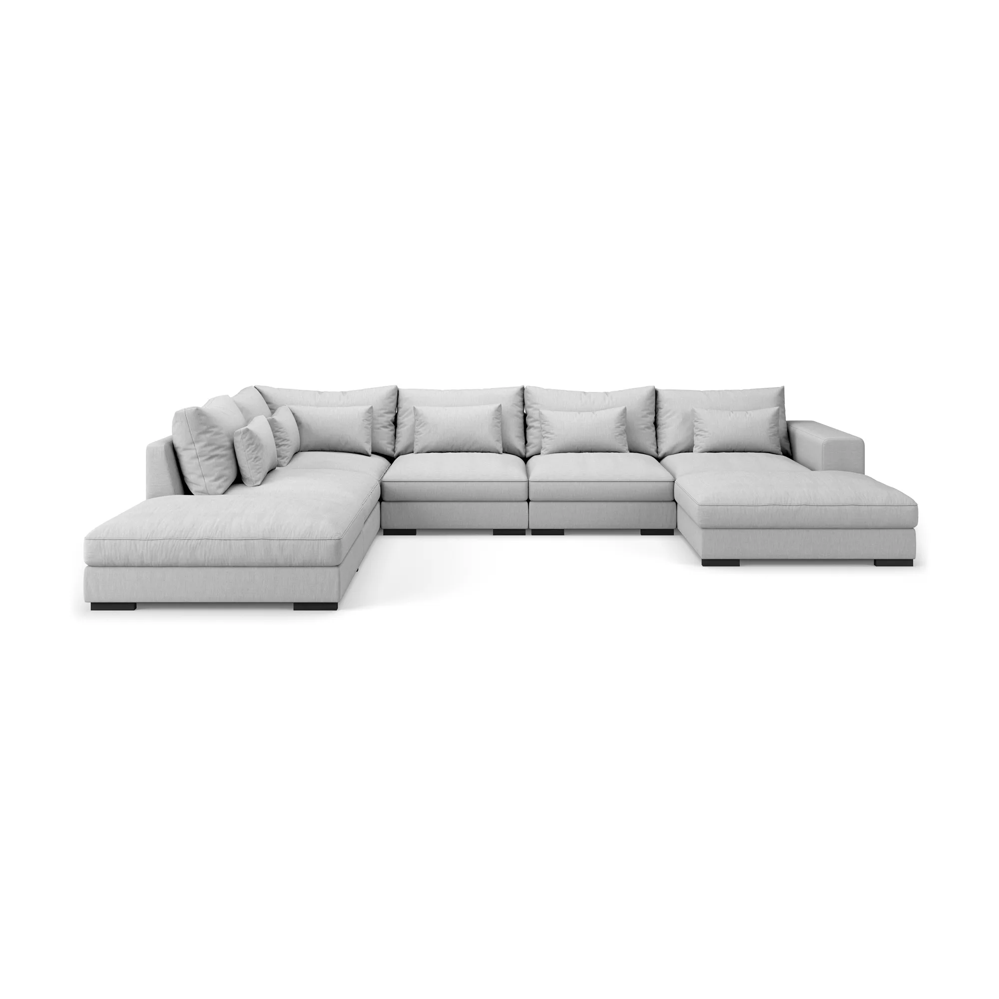 5-sitssoffa Scandinavian Choice Dubai U-formad med Schäslong och Divan 432 cm