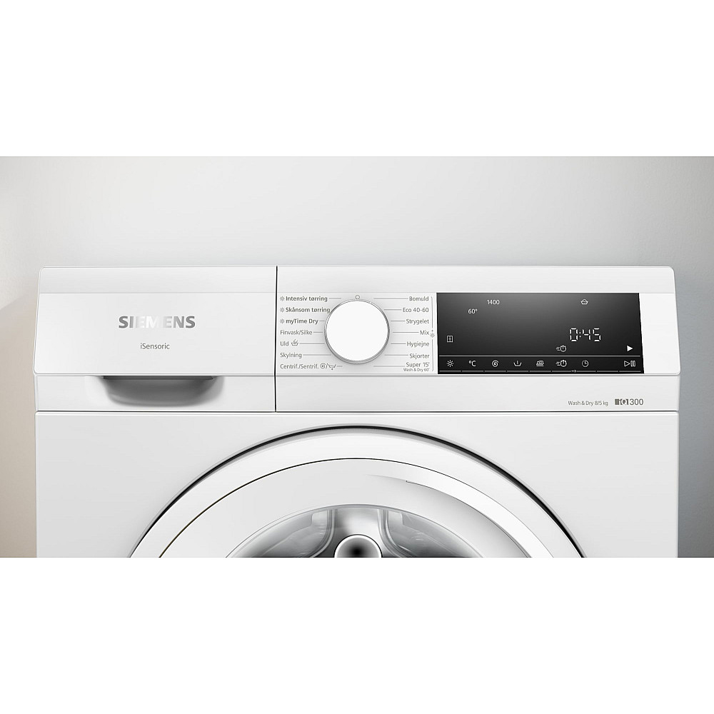 Tvättmaskin med Torktumlare Siemens iQ300 WN34A1L0DN Snabbtvätt