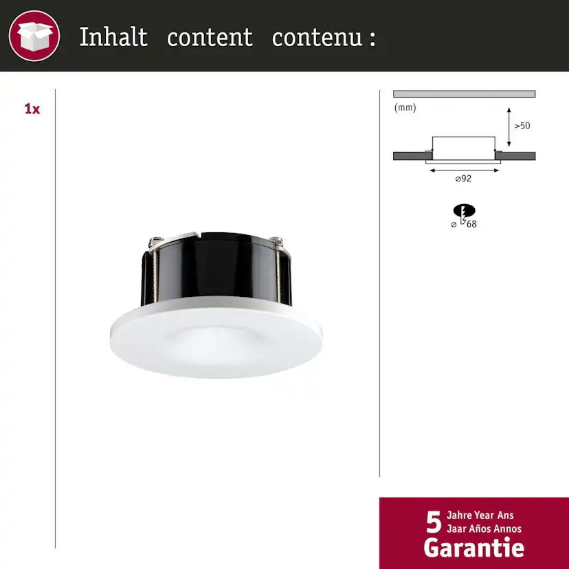 Tillbehör till pendelarmatur Paulmann Pendeladapter