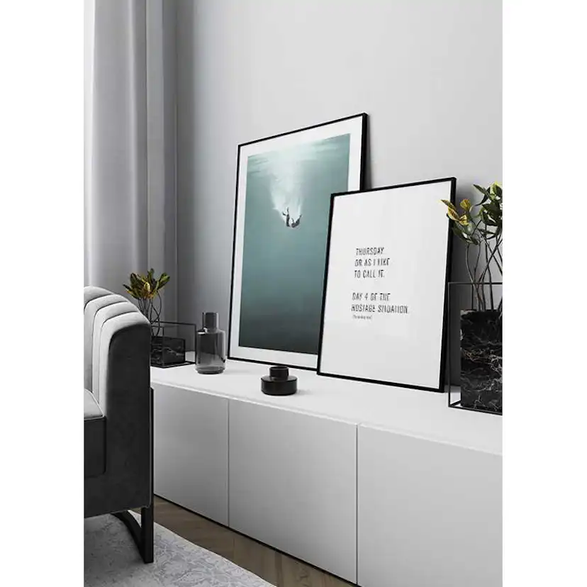Poster Gallerix Falling Underwater