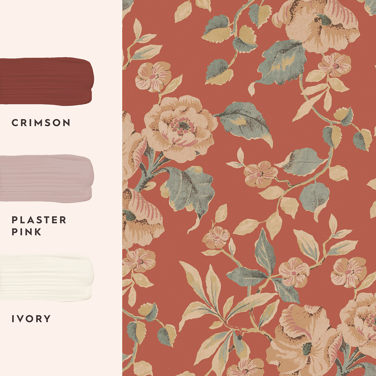 Tapet Laura Ashley Alyworth Trail Brun