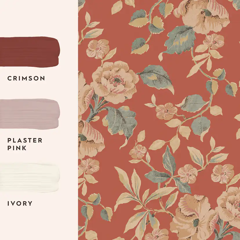 Tapet Laura Ashley Alyworth Trail Brun