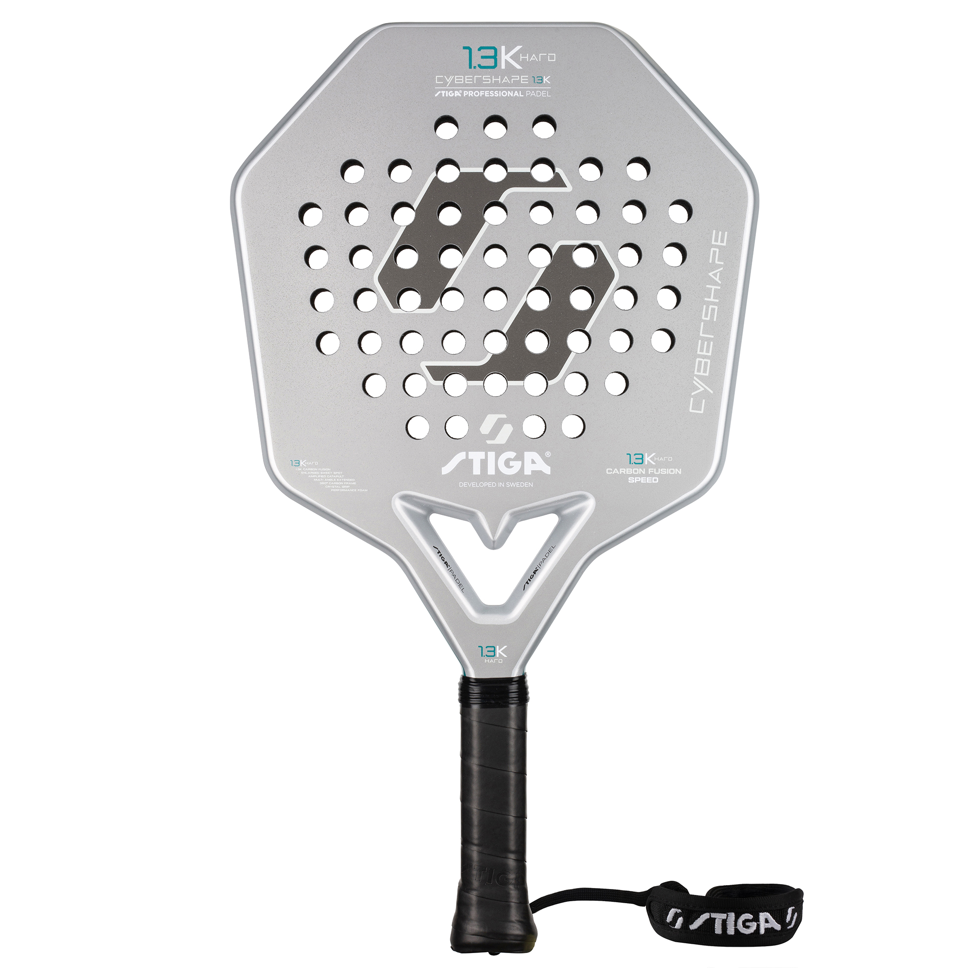 Padelracket STIGA Sports 3K 2 Cybershape Grey