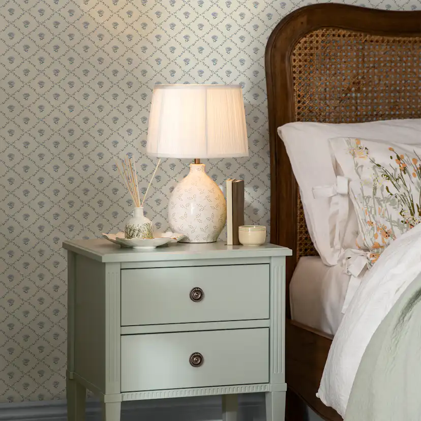 Tapet Laura Ashley Kate Pale Seaspray Blå 122745