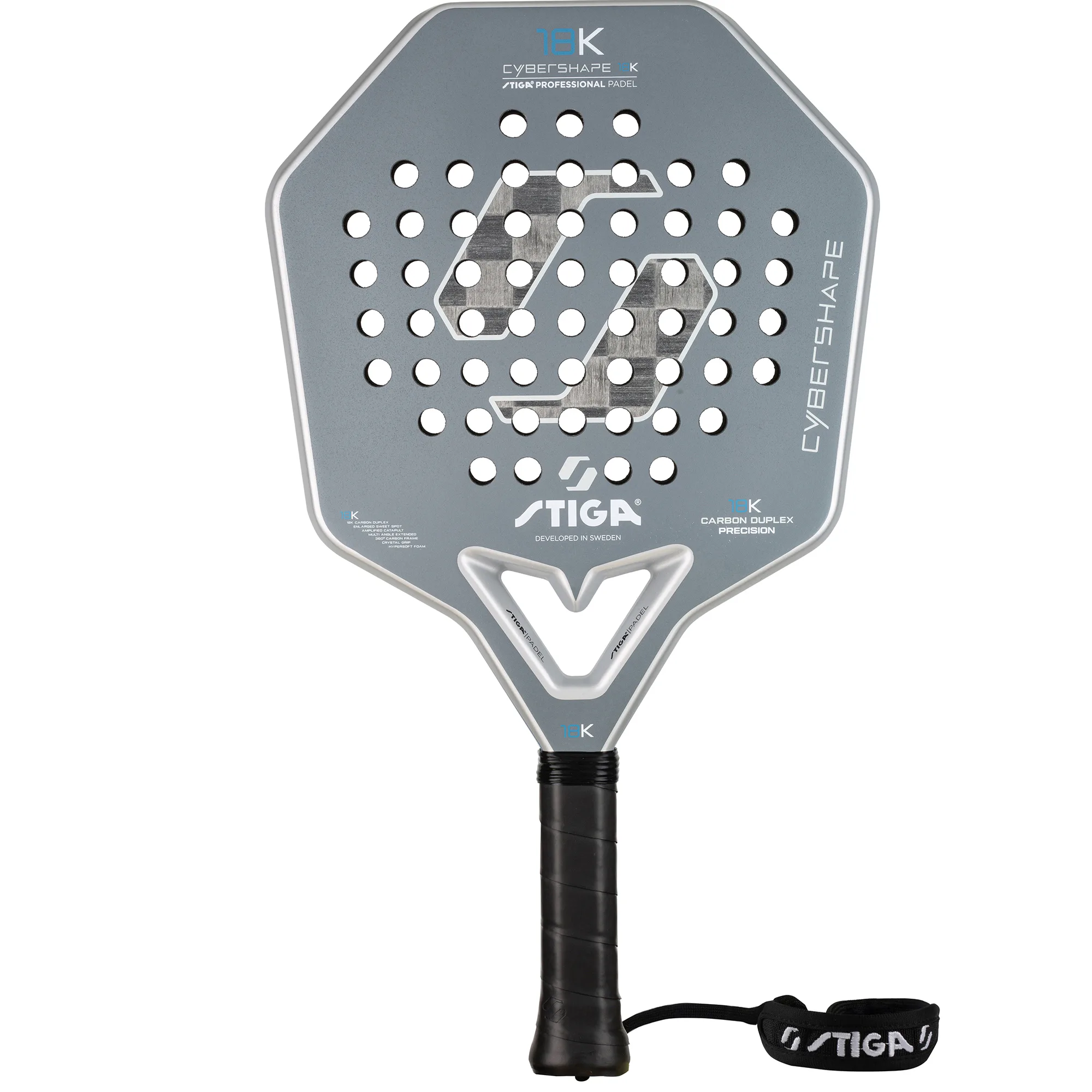 Padelracket STIGA Sports 18K 2 Cybershape