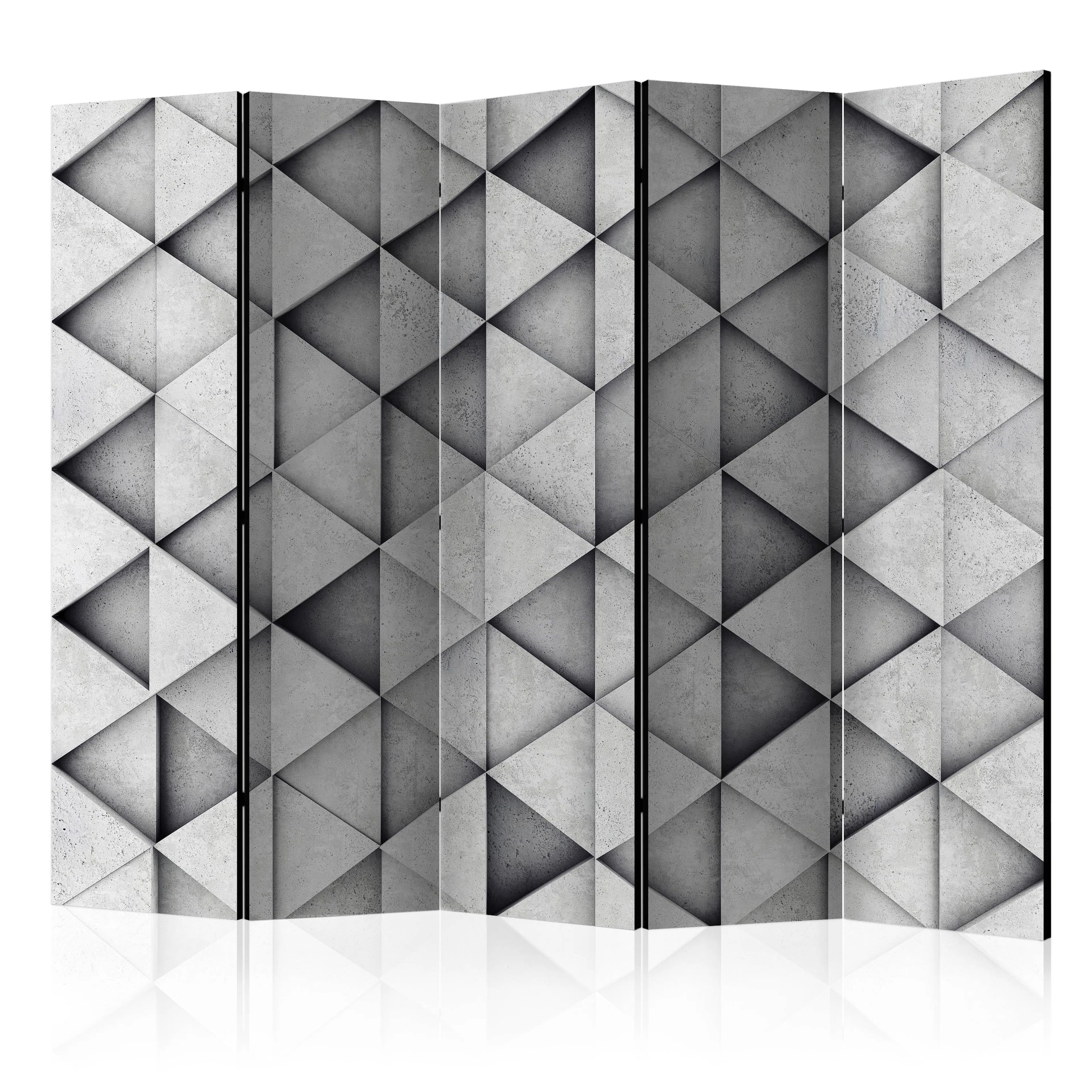 Rumsavdelare Arkiio Grey Triangles II 225x172 cm