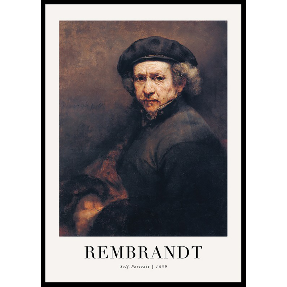 Poster Gallerix Self-Portrait 1659 By Rembrandt