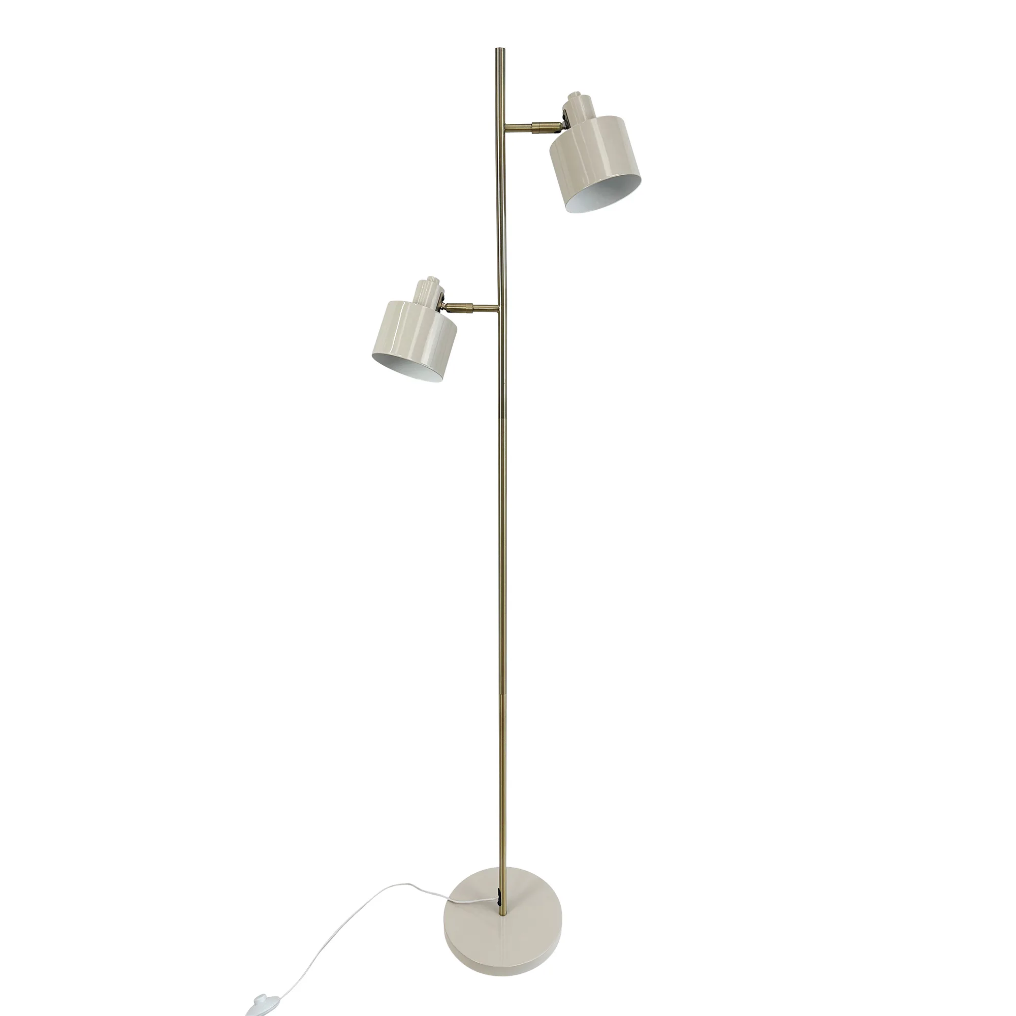 Golvlampa Dyberg Larsen Ocean Beige/Mässing