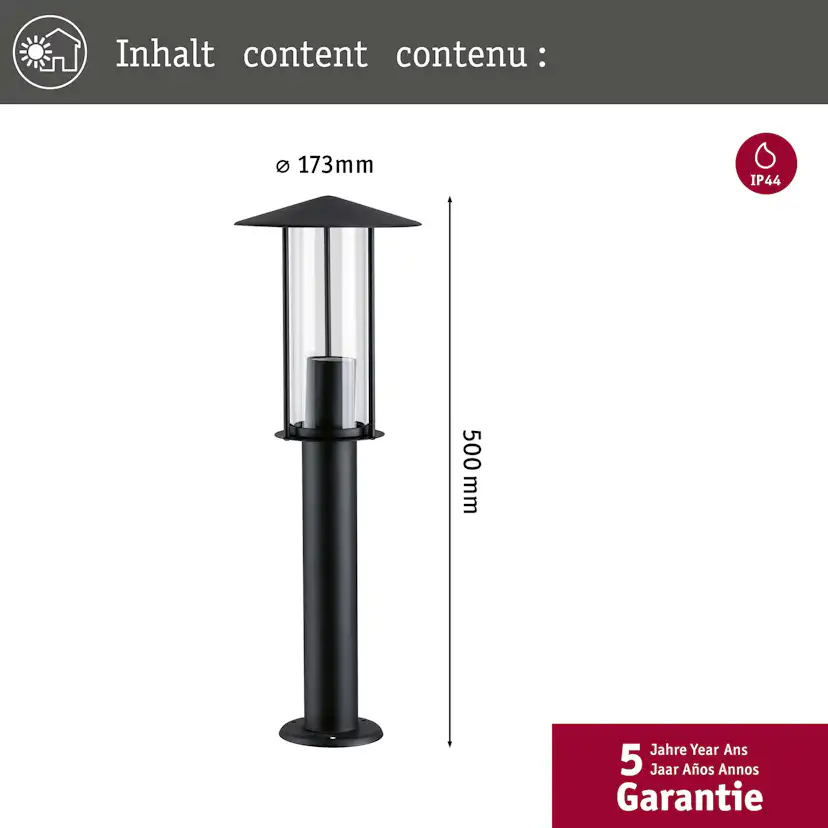 Pollare Paulmann Classic IP44 230V