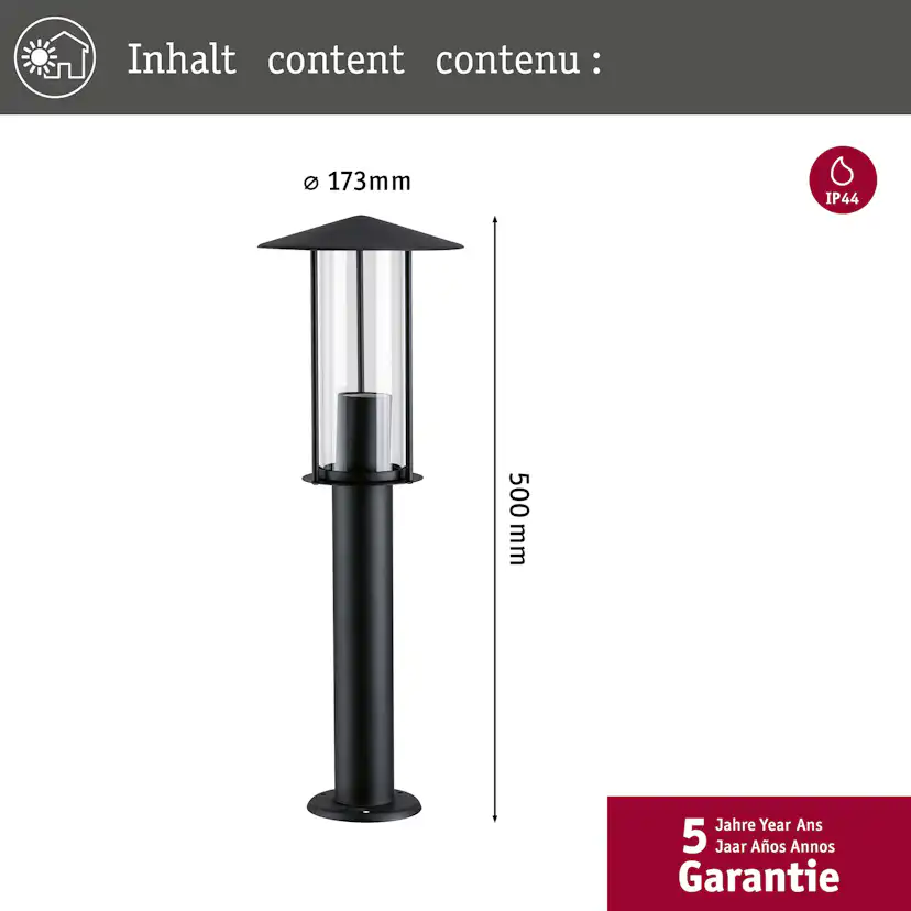 Pollare Paulmann Classic IP44 230V