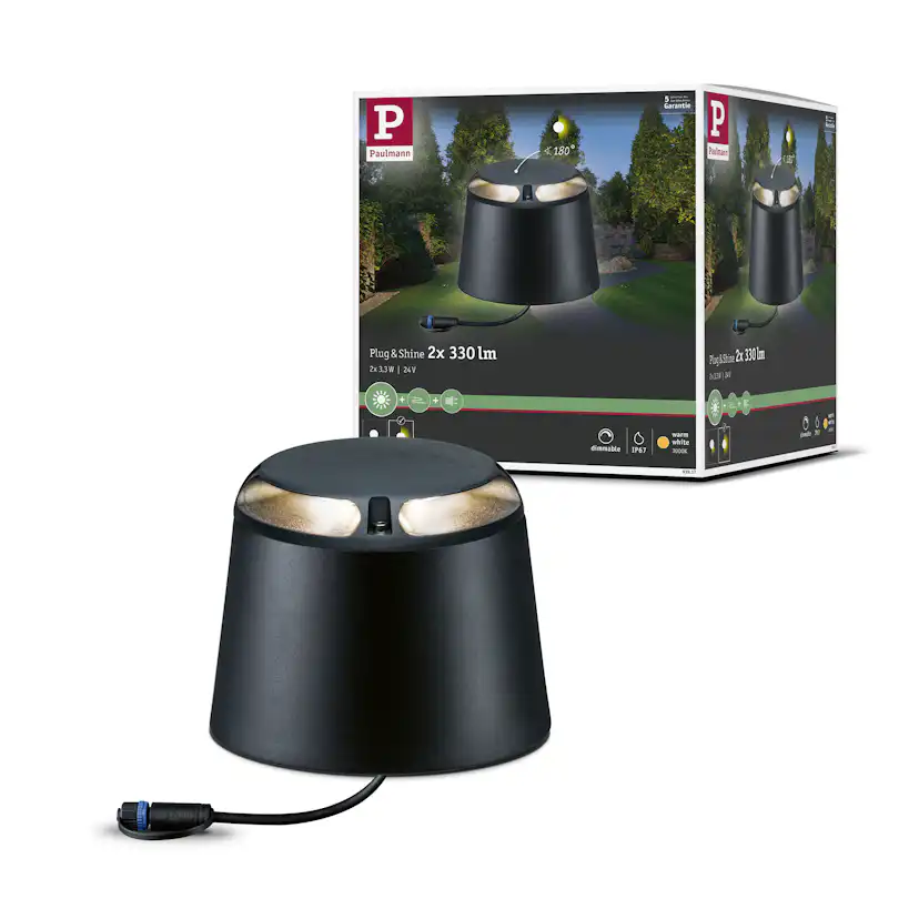 Markbelysning Paulmann Plug & Shine IP67 24V Diameter: 193 mm