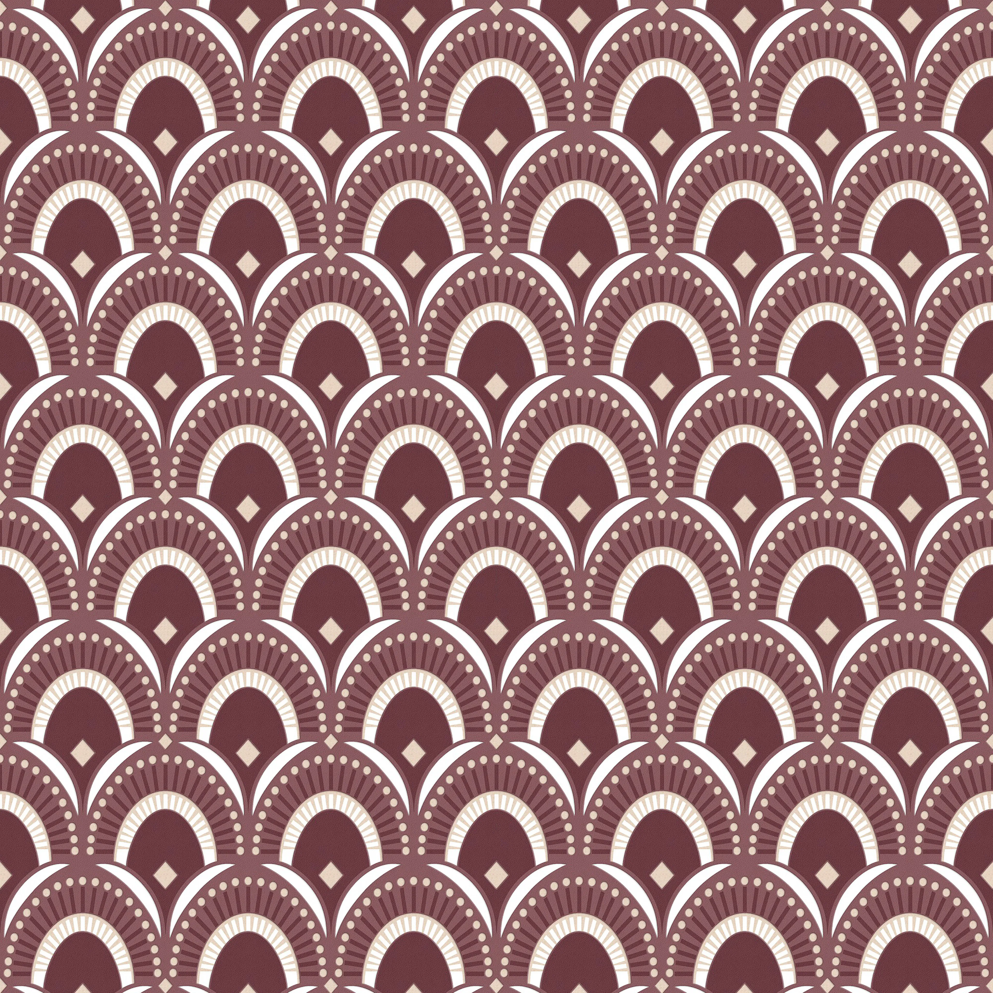 Tapet Superfresco Easy Peacock Bordeaux