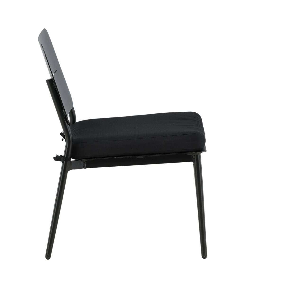 Lina lounge Chair - Black / Black Cushion Svart