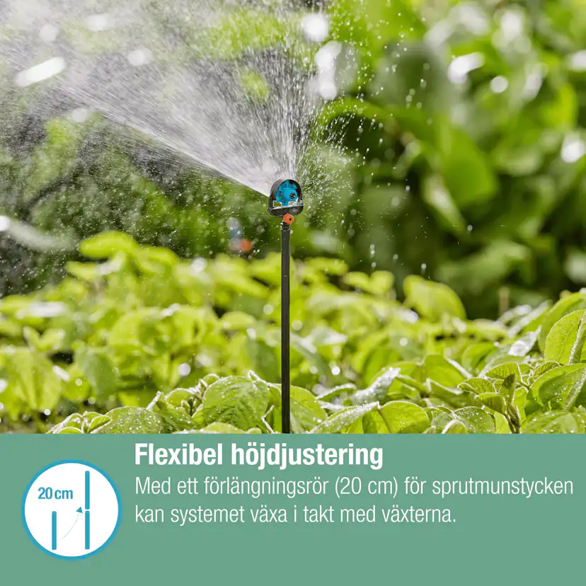 Sprutmunstycke Gardena Micro-Drip 6 i 1 Ytspridare