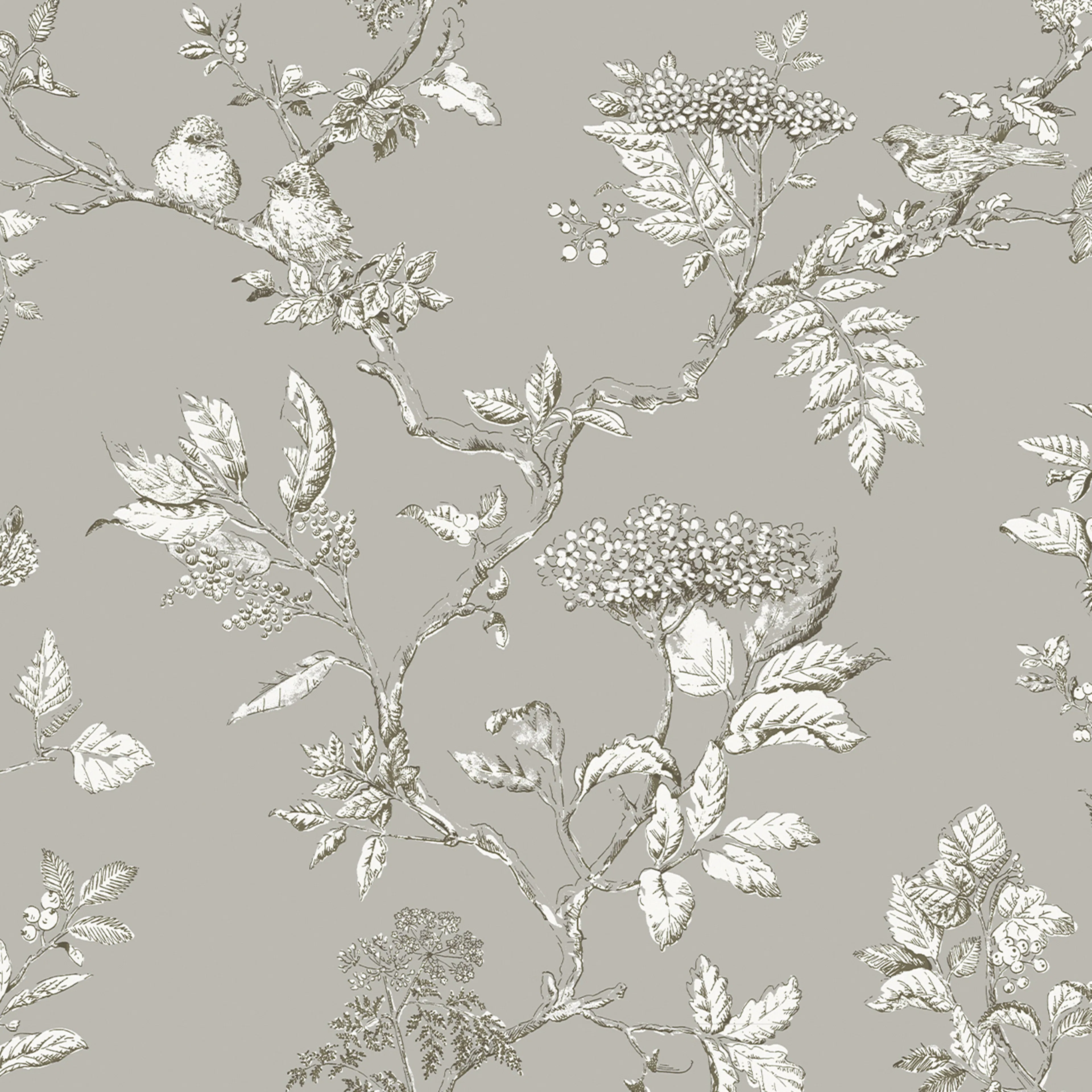 Tapet Laura Ashley Elderwood Steel