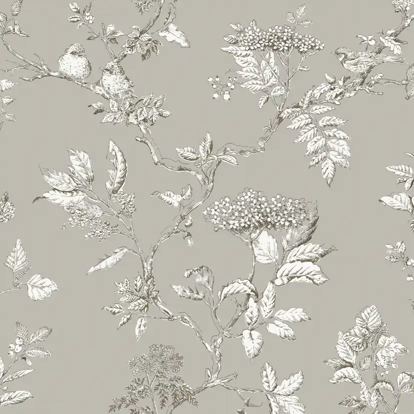 Tapet Laura Ashley Elderwood Steel