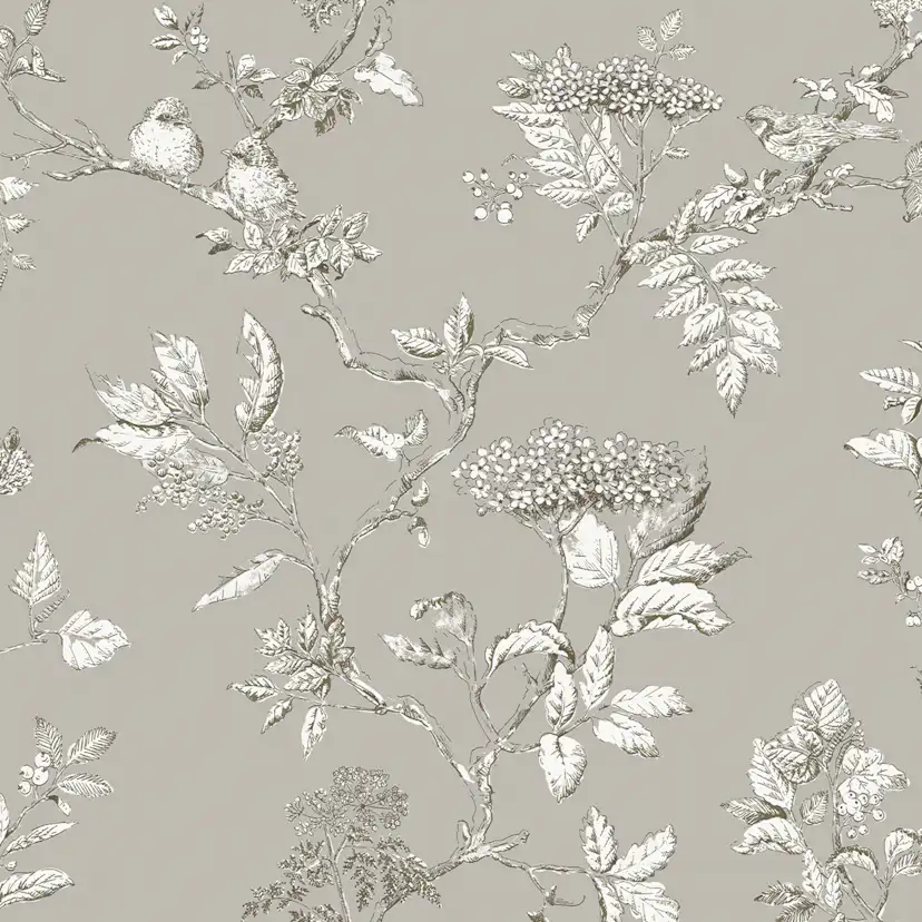 Tapet Laura Ashley Elderwood Steel