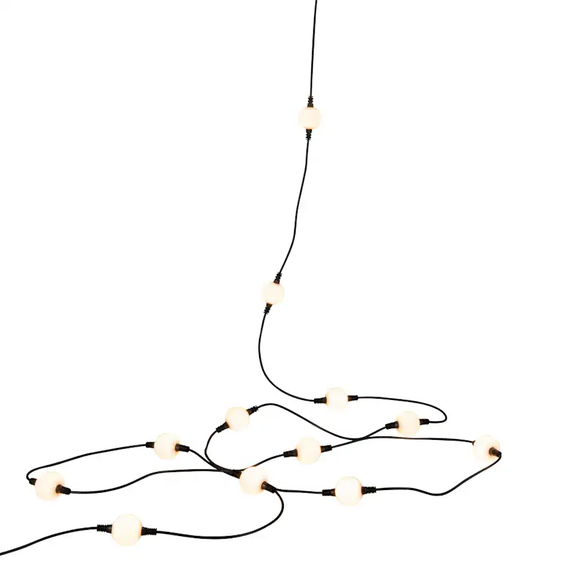 Ljusslinga Gnosjö Konstsmide 30st LED-opallampor Varmvit 2700K Utomhus