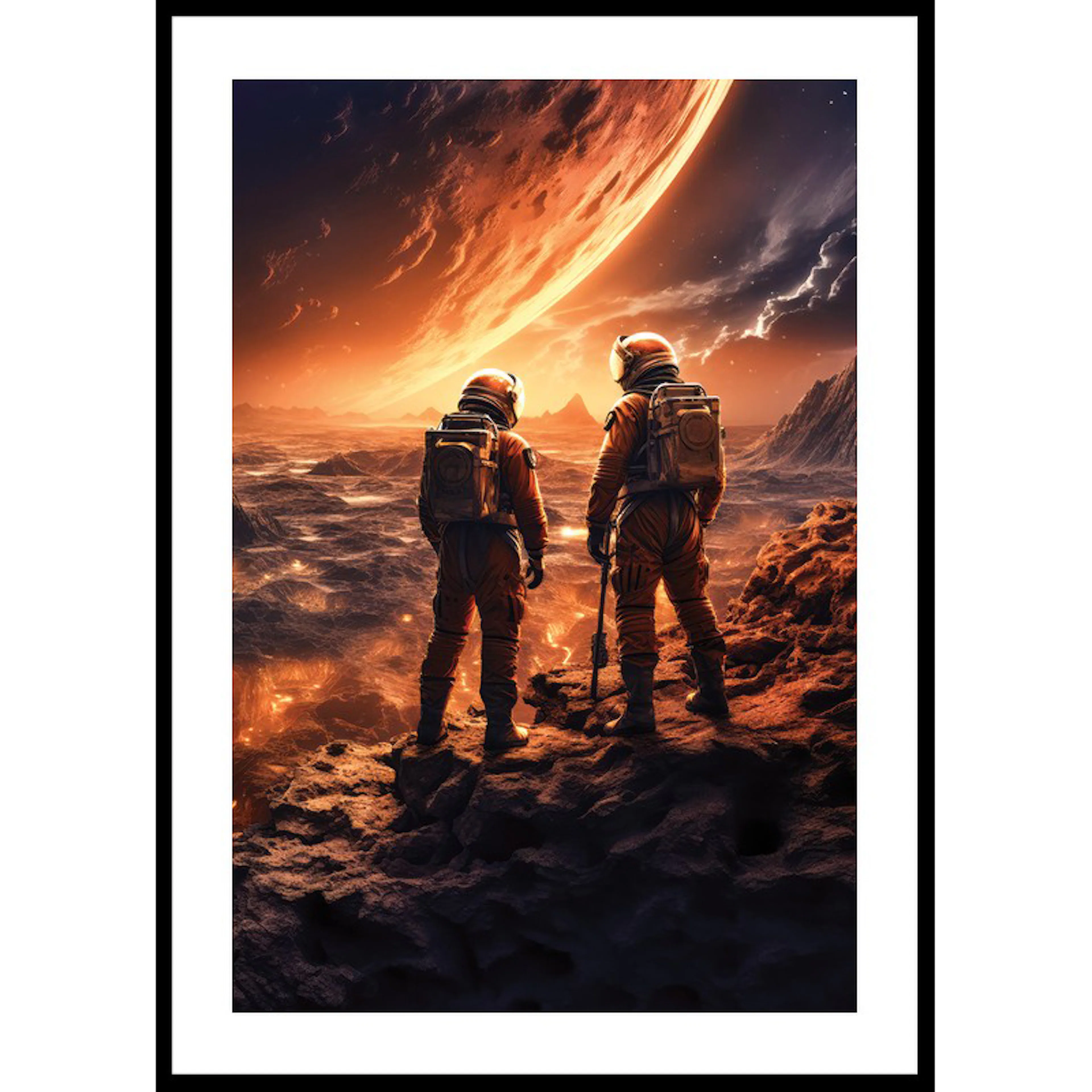 Space Astronauts 50x70 50x70 cm